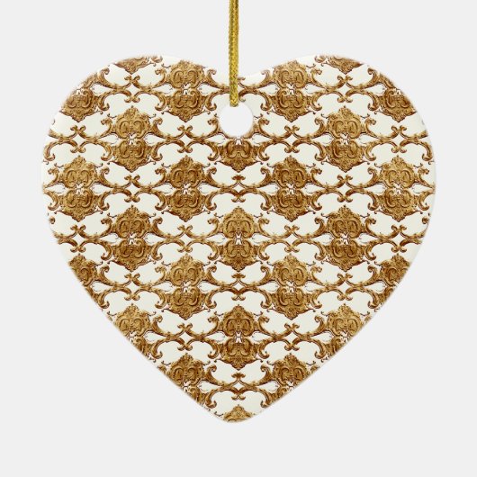 Golden French Swirl Ornament voor het 50e Jubileum (Achterkant)