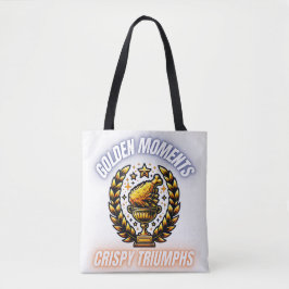 Golden Fried Chicken Trophy Tote Bag