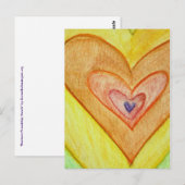 Golden Friendship Hearts Briefkaarten of kaarten (Voorkant / Achterkant)