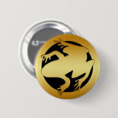 GOLDEN FROG RONDE BUTTON 5,7 CM (Voorkant /achterkant)