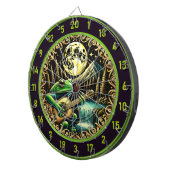 Golden Frog Serenades onder maanlicht Dartbord (Voorkant Rechts)
