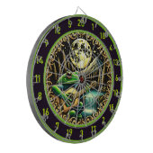 Golden Frog Serenades onder maanlicht Dartbord (Voorkant Links)