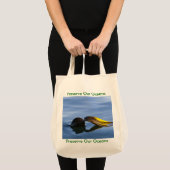 Golden Fronds, behoud de oceanen Tote Bag (Voorkant (product))