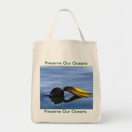 Golden Fronds, behoud de oceanen Tote Bag (Voorkant)