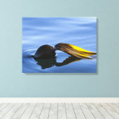 Golden Fronds Wrapped Canvas Afdruk (Insitu (Houten vloer))