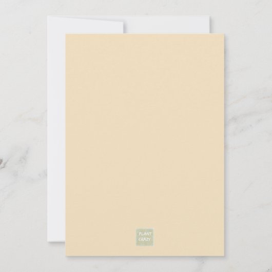 Golden Frosty Morning Flat - Hartelijk dank Bedankkaart (Achterkant)