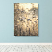 Golden Frosty Morning Vlaams platteland Canvas Afdruk (Insitu (Houten vloer))