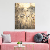 Golden Frosty Morning Vlaams platteland Canvas Afdruk (Insitu (Woonkamer))