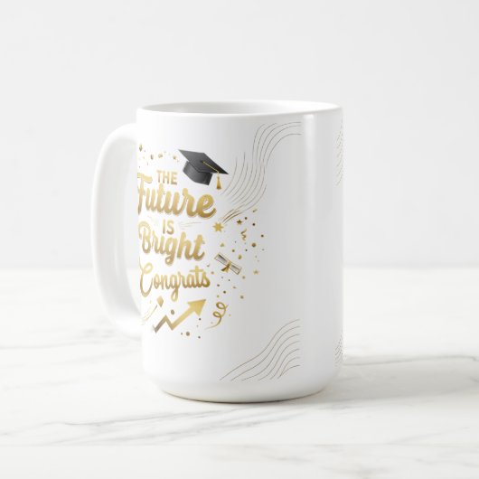 Golden Future-Mok Koffiemok (Voorkant links)