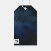 Golden Galaxy Cadeaulabel (Achterkant)