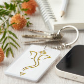 Golden Ganesh Sleutelhanger (Voorkant Rechts)