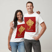 Golden Ganesha – शुभारंभ Design T-shirt (Unisex)