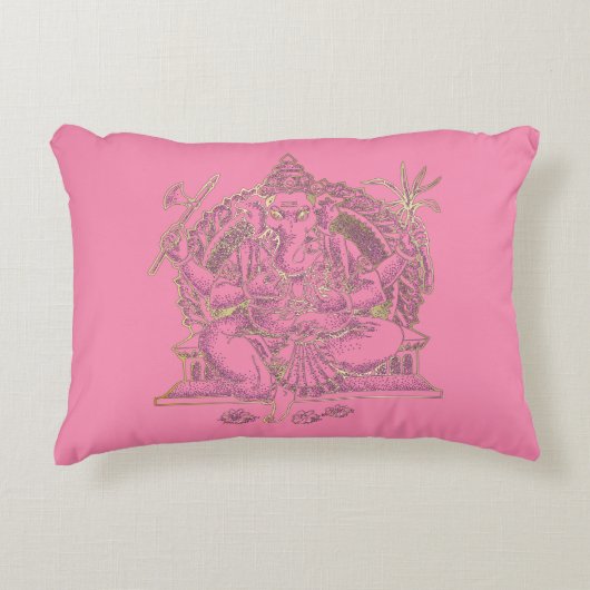 Golden Ganesha - Accent Pillow Accent Kussen (Voorkant)