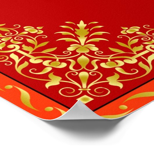 Golden Ganesha Poster (Hoek)