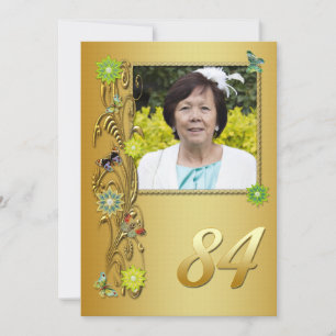 Golden Garden 84th Birthday party call Kaart