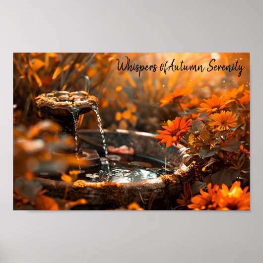 Golden Garden Splendor Poster (Voorkant)