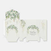 Golden Garden Treasures: Botanische huwelijksgunst Bedankdoosjes (Uitgevouwen)