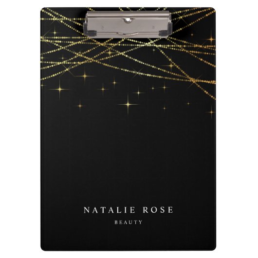 Golden Garland - Gepersonaliseerd Klembord (Voorkant)