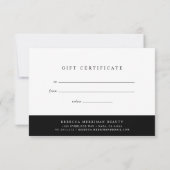 Golden Garland Gift Certificate (Achterkant)