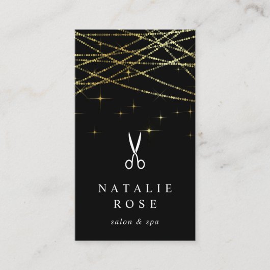 Golden Garland Haarstylist Visitekaartje