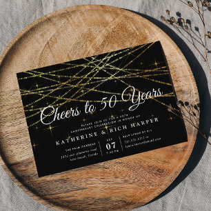 Golden Garland   Jaar van de Jubileum Kaart