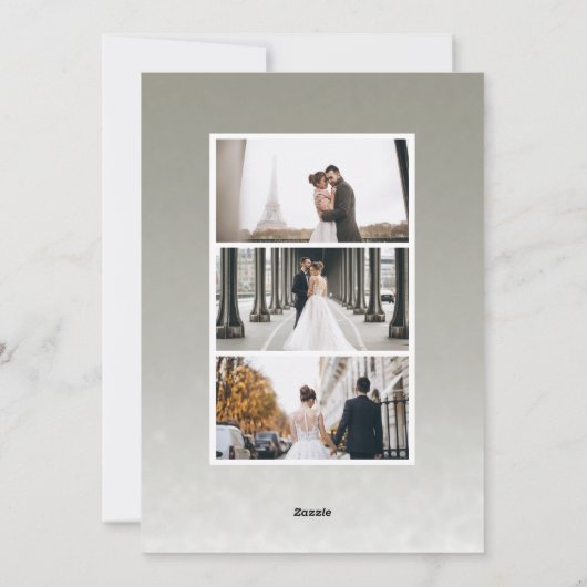 Golden Garland | Vakantieknopkaart Feestdagenkaart (Achterkant)