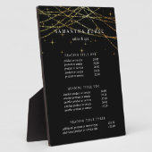 Golden Garland | Weergave van prijzen en services Fotoplaat (Zijkant)