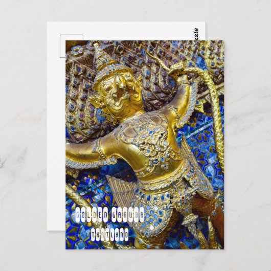 Golden Garuda Briefkaart (Voorkant / Achterkant)