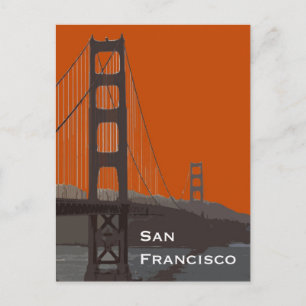 Golden Gate Abstract Briefkaart