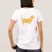 Golden Gate Basset Rescue T-shirt vrouwen (Achterkant)