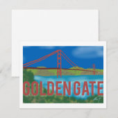 Golden Gate Bedankkaart (Voorkant / Achterkant)