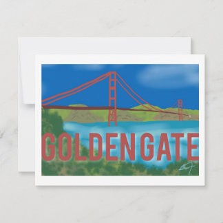Golden Gate Bedankkaart