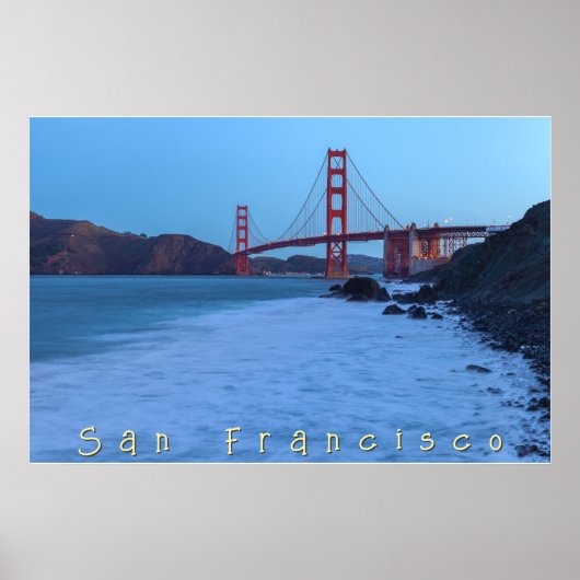 Golden Gate bij Marshall Beach Poster (Voorkant)