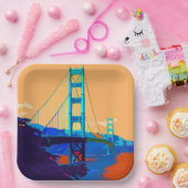 Golden Gate Bridge 002 Papieren Bordje (Feest)