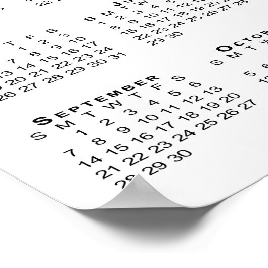 Golden Gate Bridge 2025 Kalender Poster (Hoek)