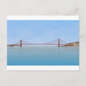 Golden Gate Bridge: 3D-model: Briefkaart (Voorkant)