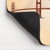 Golden Gate Bridge: 3D-model: Mousepad Muismat (Hoek)