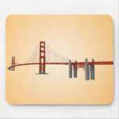 Golden Gate Bridge: 3D-model: Mousepad Muismat (Voorkant)