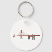 Golden Gate Bridge: 3D-model: Sleutelhanger (Voorkant)