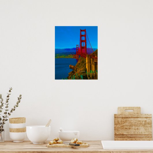 Golden Gate Bridge #6 Poster (Keuken)