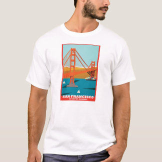 Golden Gate Bridge 75e T-shirt van Rhonel