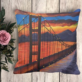 Golden Gate Bridge Acrylverf Sierkussen