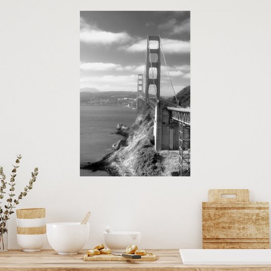 Golden Gate Bridge — Afdruk/poster Poster (Keuken)