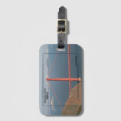 Golden Gate Bridge Bagagelabel (Voorkant (verticaal))