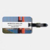 Golden Gate Bridge Bagagelabel (Achterkant horizontaal)