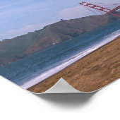 Golden Gate Bridge - Baker's Beach Poster (Hoek)