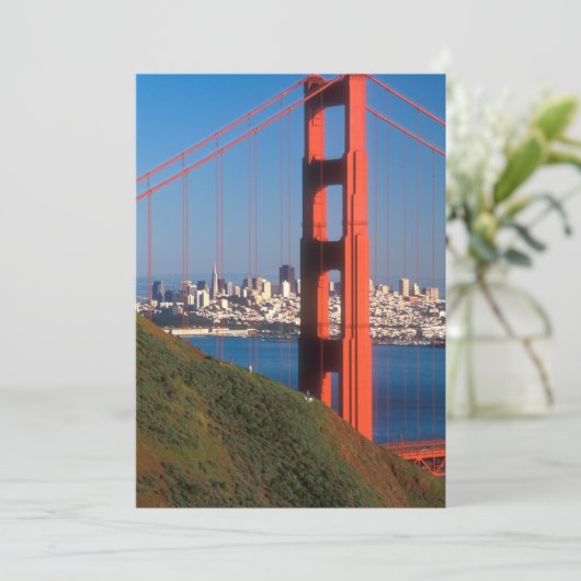 Golden Gate Bridge Bedankkaart (Staand voorkant)