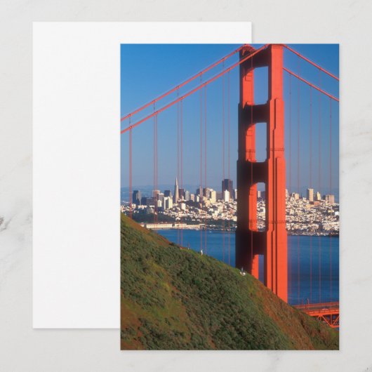 Golden Gate Bridge Bedankkaart (Voorkant / Achterkant)