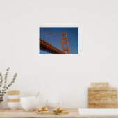 Golden Gate Bridge, bekeken vanuit Fort Point Poster (Keuken)