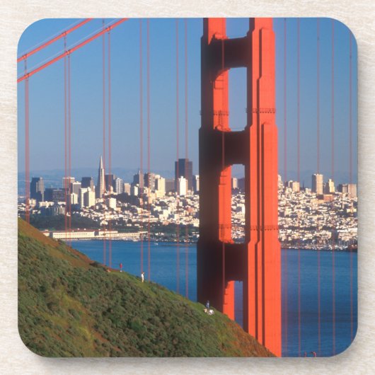 Golden Gate Bridge Bier Onderzetter (Voorkant)